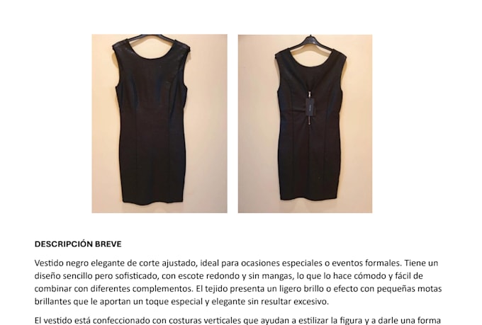 descripciones profesionales de productos para tu tienda online